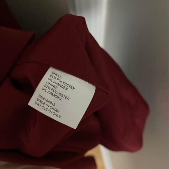 Toccin x RTR New without tags stunning long merlot colored dress size 2/small - Picture 6 of 6